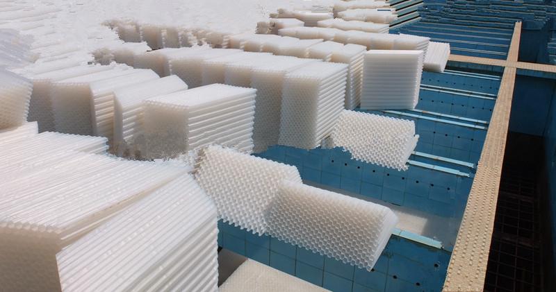 斜管沉淀池安裝斜管 斜管沉淀池安裝斜管